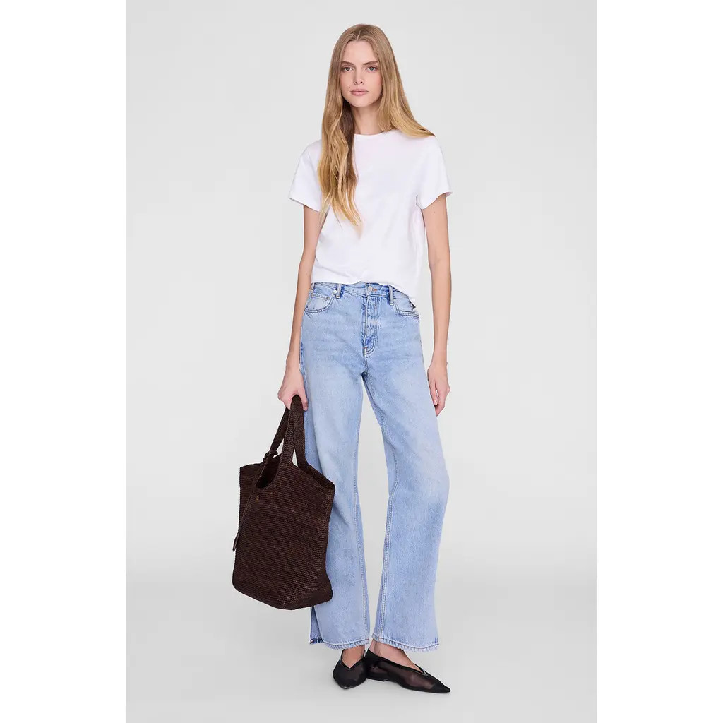 ANINE BING Shelley Tee in White at Nordstrom, Size Small | Nordstrom