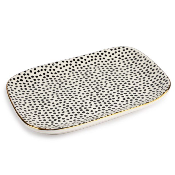 Thyme & Table Dinnerware Assorted Patterns Stoneware Appetizer Plates - Walmart.com | Walmart (US)