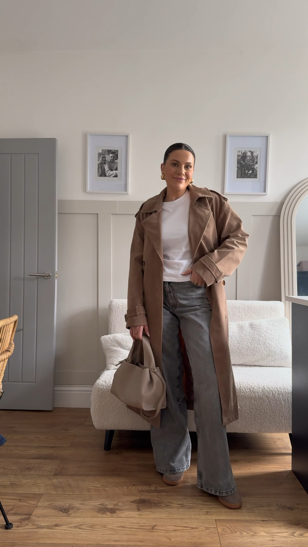 Simple outfits >>
Spring
Trench coat 
Adidas 
High waisted 
Zara
Boohoo 

#LTKeurope #LTKuk #LTKmidsize