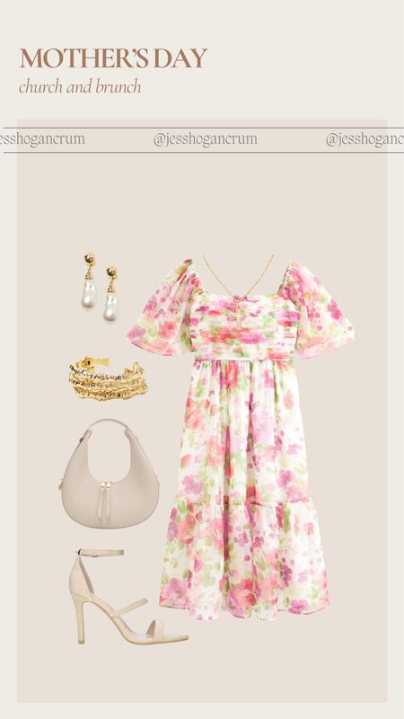 Mother’s Day outfit ideas!! This would be such a pretty church to brunch look! 

Mother’s Day outfit, spring ootd, floral dress, brunch dress, trending fashion, spring styles 

#LTKSeasonal #LTKstyletip