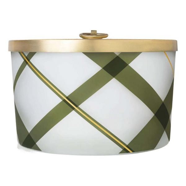 Thymes Frasier Fir Frosted Plaid 3-Wick candles | Scheels Sports