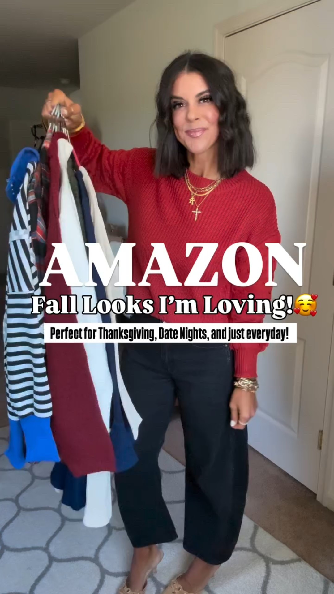 Comment FALL + I’ll send them all your way! Amazon fall outfits that are perfect for Thanksgiving, Date Nights, and anything you are doing this fall! 

Everything also in my bio. 

#fallfashion #falloutfit #comfyoutfit #comfystyle #casualstyle #casualoutfit #athleisure #traveloutfit #ootd #ootdfashion #outfitinspiration #outfitinspo #momoutfit #momoutfits #momstyle #momstylelife #outfitinspo #thanksgivingoutfit