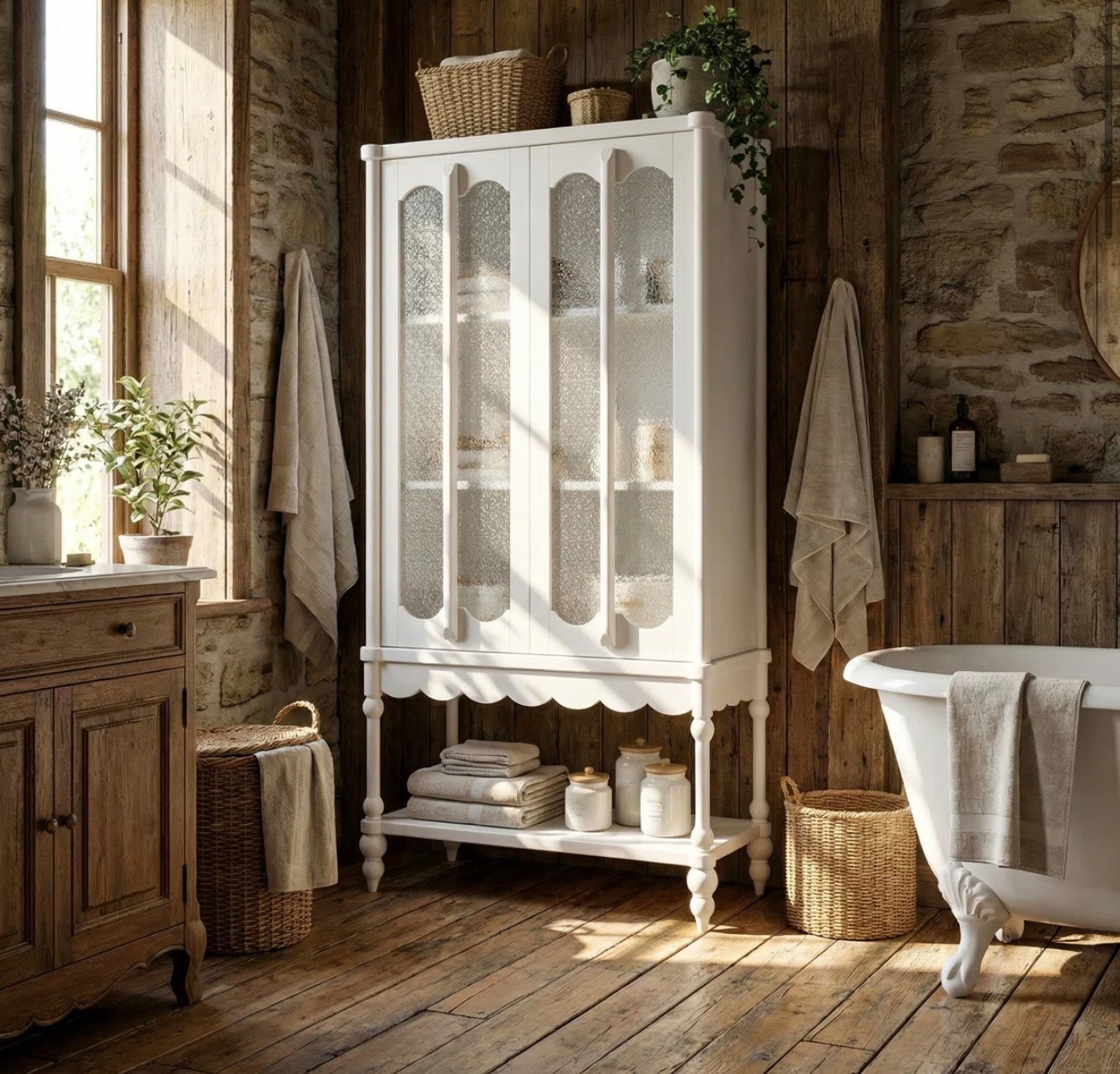Love this linen cabinet! 