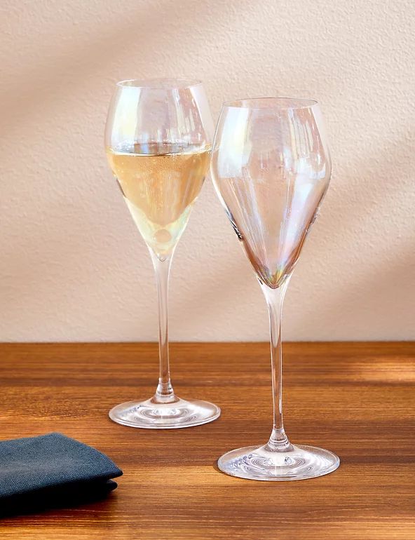 Set of 2 Lustre Prosecco Glasses | Marks & Spencer IE