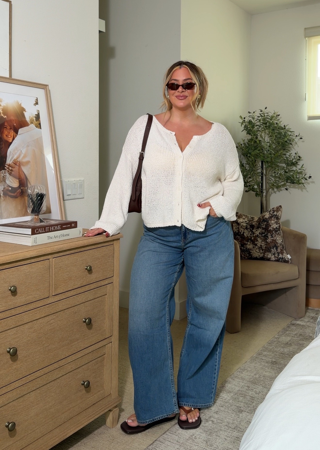 Spring outfit inspo!! Wearing an xl in this top and a 34 in the pants

#LTKMidsize #LTKTall #LTKootd