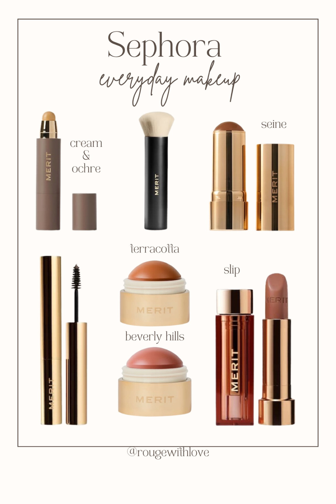 Sephora
Merit
Merit makeup
Everyday makeup
No makeup makeup
Bareface
Foundation
Concealer
Blush
Bronzer
Lipstick 
Brush
Brow gel
Brows
Simple makeup
Easy makeup
Under $25




#LTKbeauty #LTKSeasonal #LTKGiftGuide