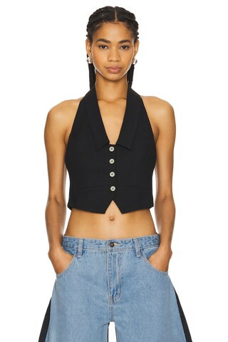 superdown Nikita Vest in Black from Revolve.com | Revolve Clothing (Global)