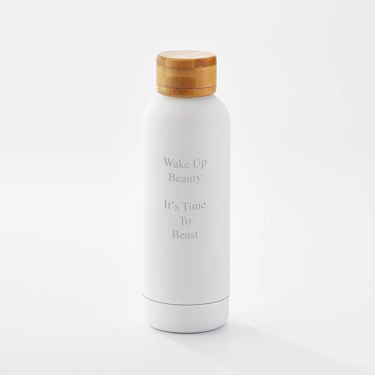 White Stainless Steel Water Bottle | Things Remembered