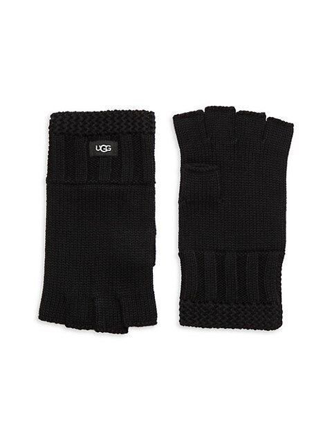 UGG ​Fingerless Knit Gloves on SALE | Saks OFF 5TH | Saks Fifth Avenue OFF 5TH