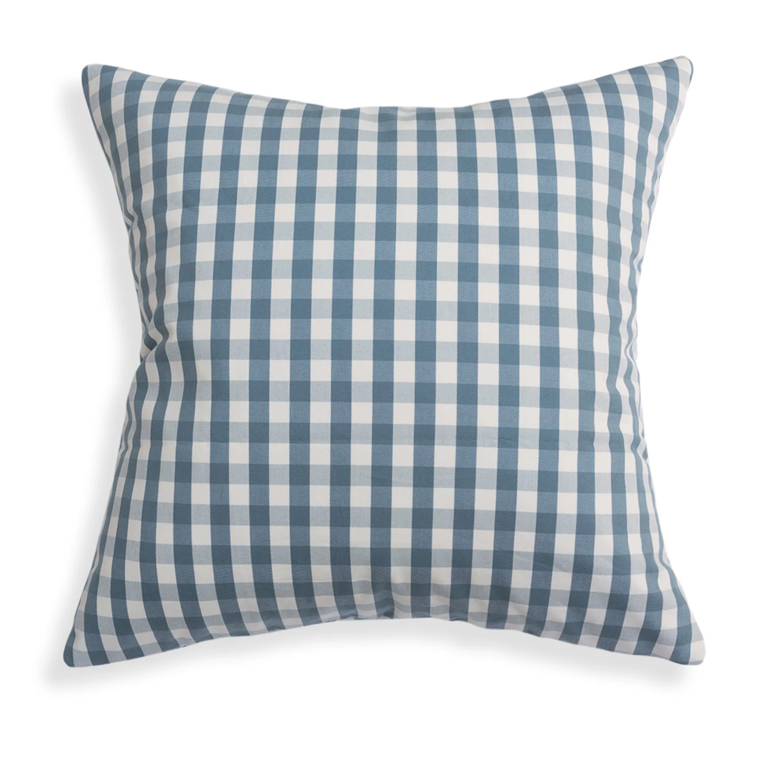 Blue Gingham Throw Pillows: Millie Harbor | Pepper Home | Pepper