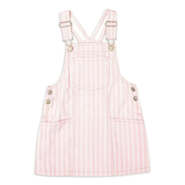 Wonder Nation Toddler Girls Striped Jumper, Sizes 2 Toddler-18 Months | Walmart (US)