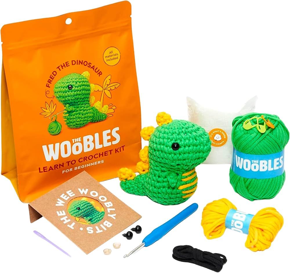 The Woobles Crochet Kit for Beginners with Easy Peasy Yarn for Crocheting as Seen On Shark Tank - Cr | Amazon (US)