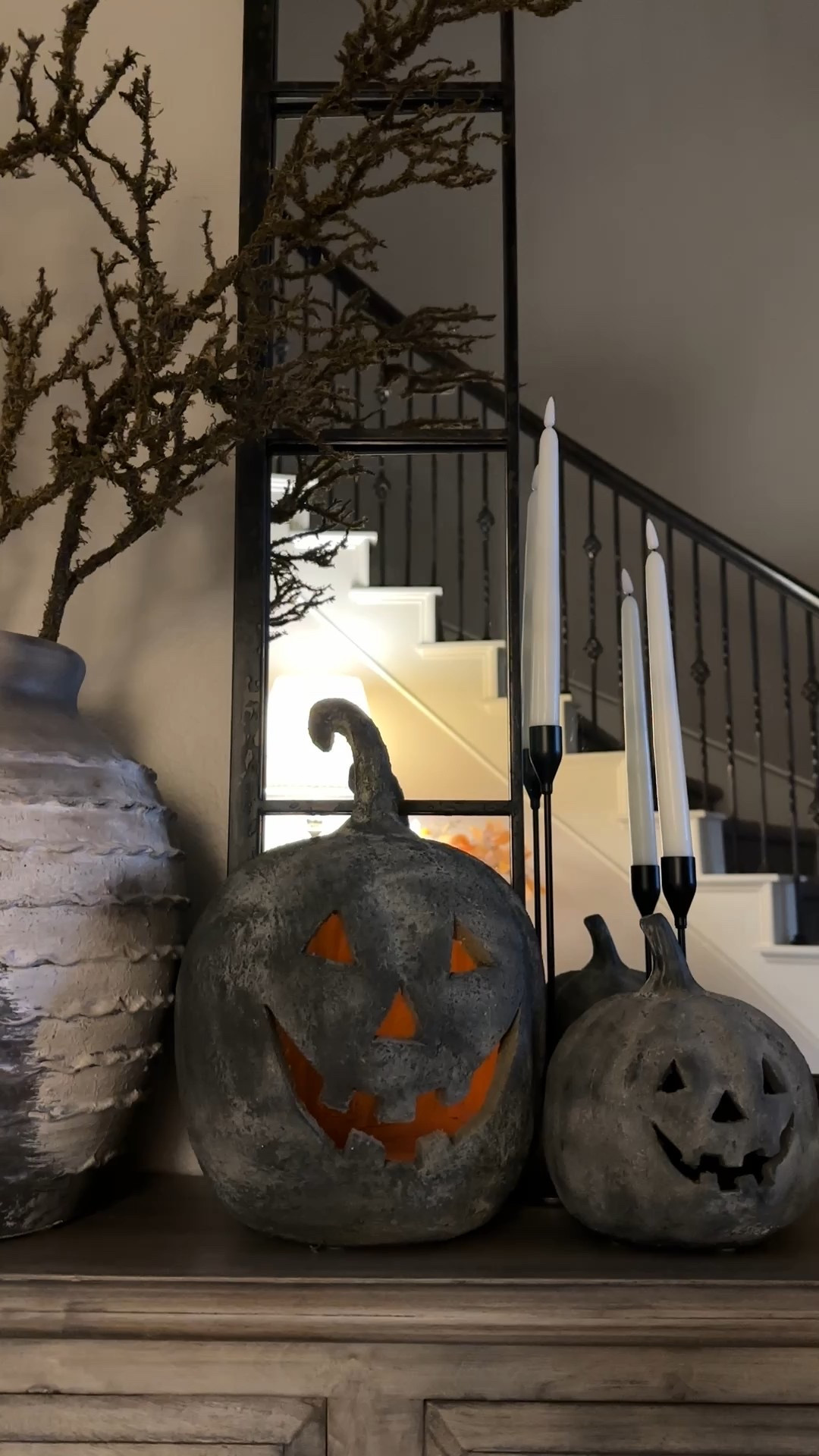 Everyone’s favorite Pottery Barn terracotta jack-o-lanterns are back! I use the larger flame puck lights in the larger pumpkins, and the tea lights the smaller sized pumpkins. 

Halloween decor, spooky season, Pumpkins, Fall Decor

#LTKHome #LTKSeasonal #LTKFamily