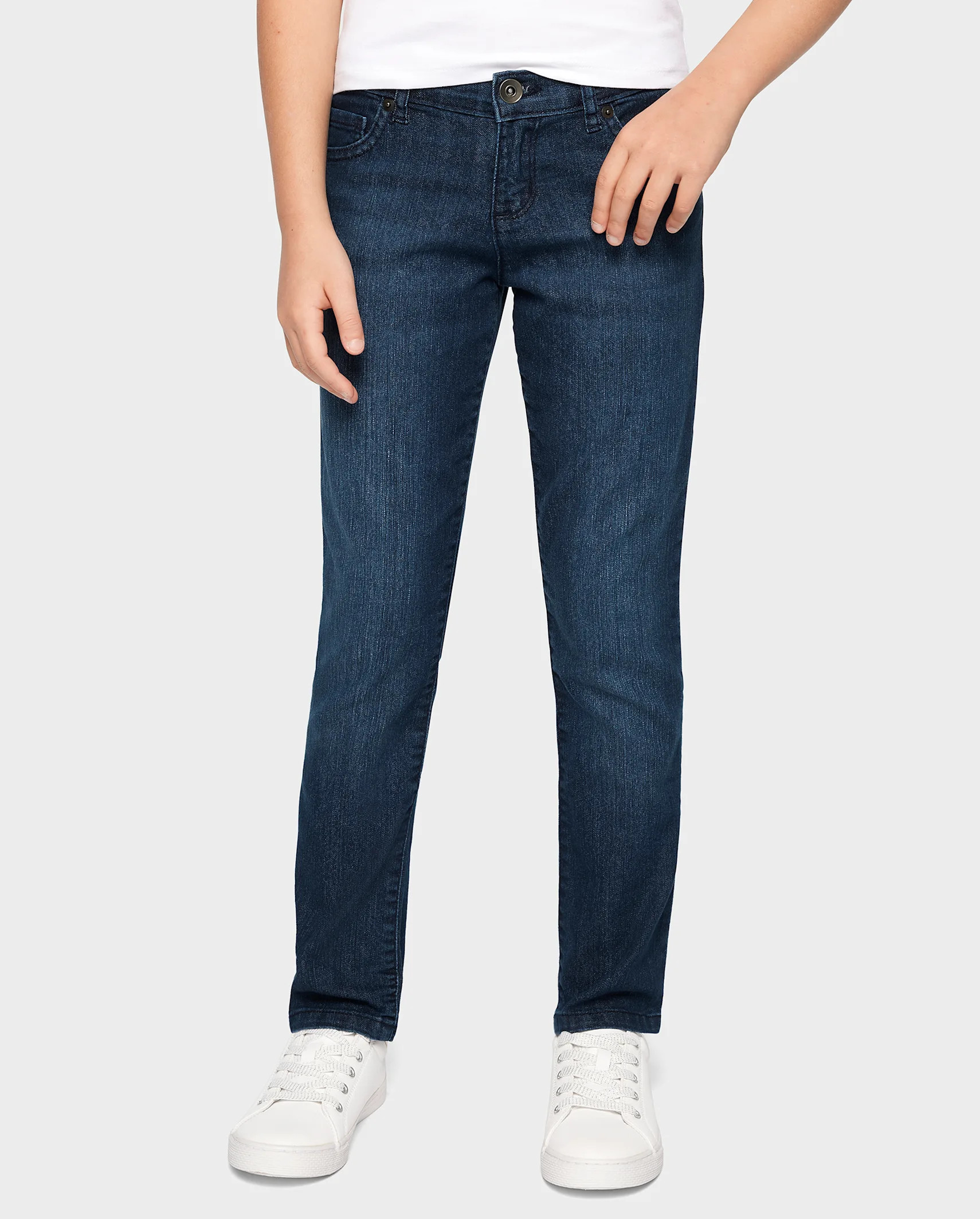 Girls Basic Skinny Jeans - dkstry nit wash | The Children's Place