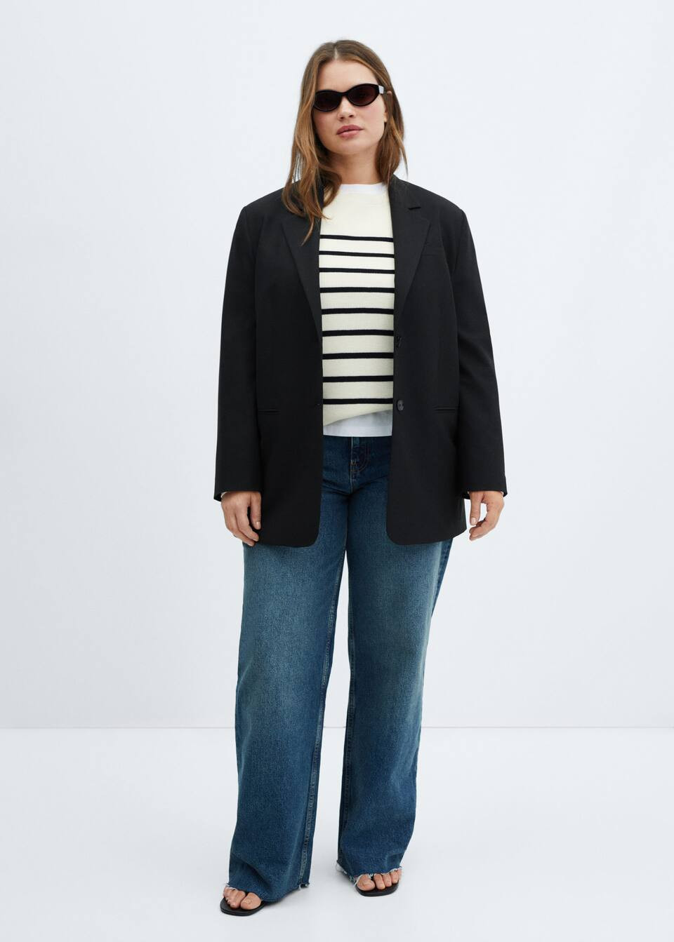 Suit jacket with buttons -  Women | Mango United Kingdom | MANGO (UK)