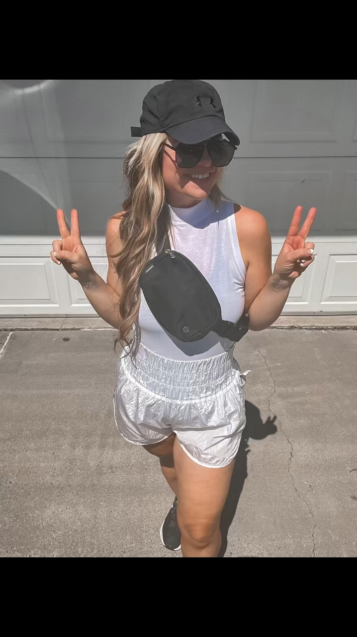 Free people size large in shorts. I love how they cinch you in! 

#LTKfindsunder50 #LTKSeasonal #LTKVideo