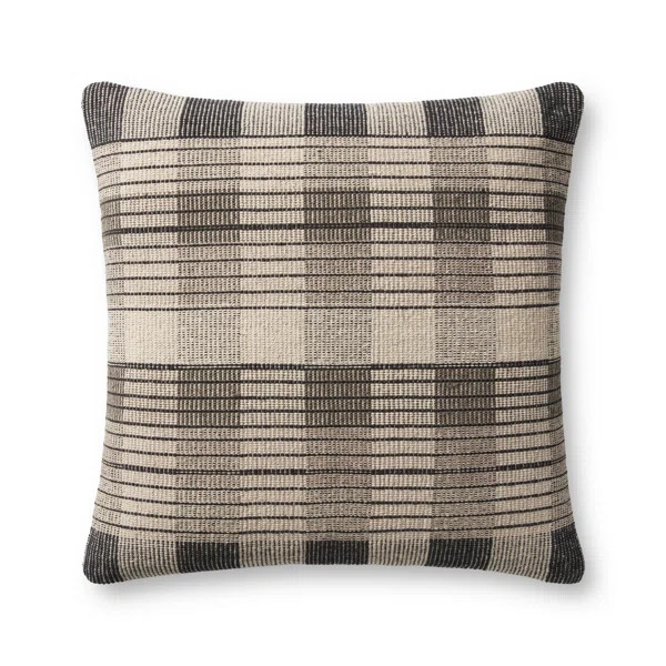 Blythe Striped Cotton Blend Throw Pillow | Wayfair North America