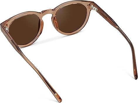 WearMe Pro Round Polarized Sunglasses for Women - Retro Classic UV400 Protection for Driving & Ev... | Amazon (US)