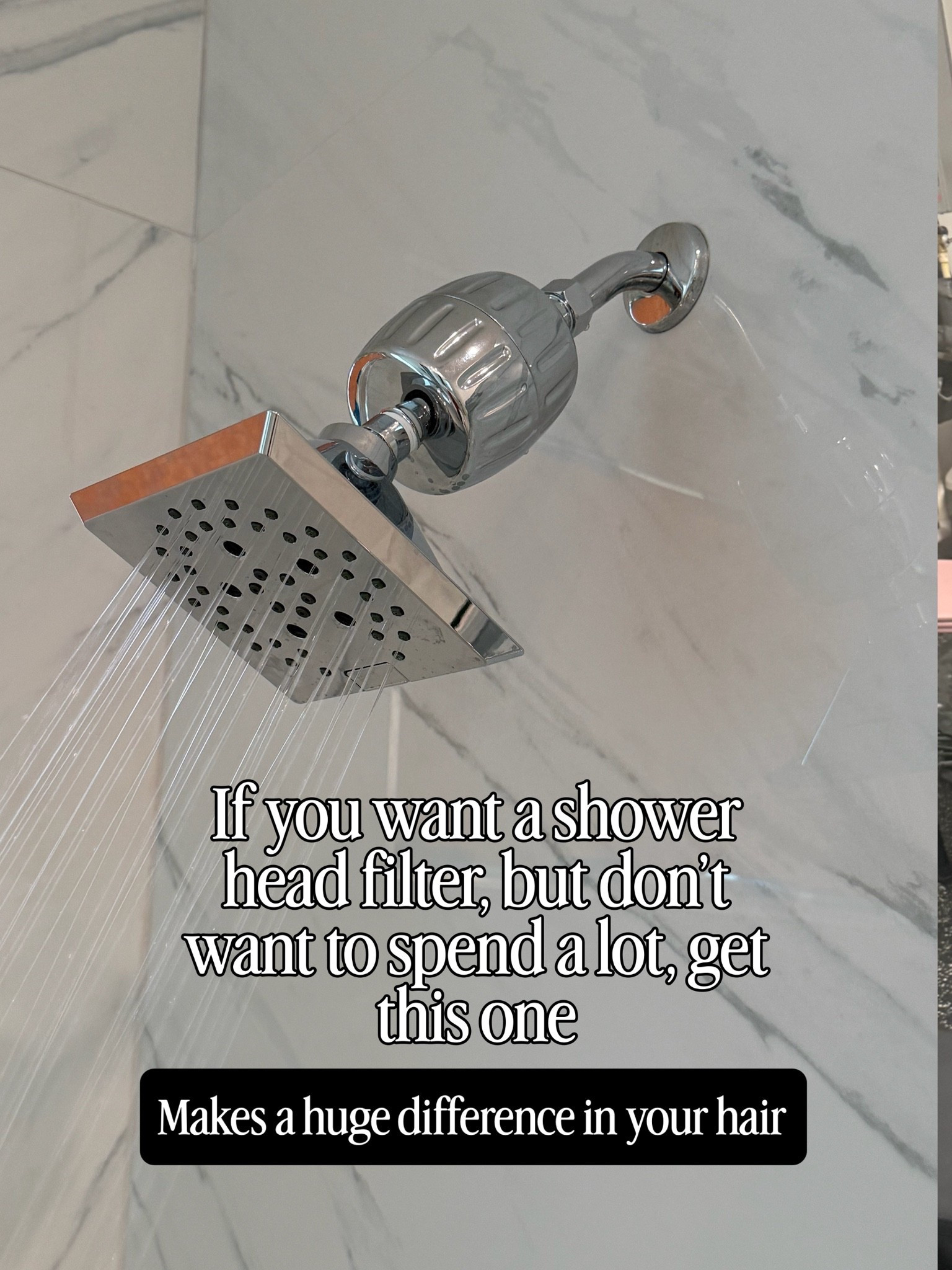 If you don’t want to spend a ton of a shower head filter, this one works and attaches to your own shower head

#LTKHome #LTKBeauty