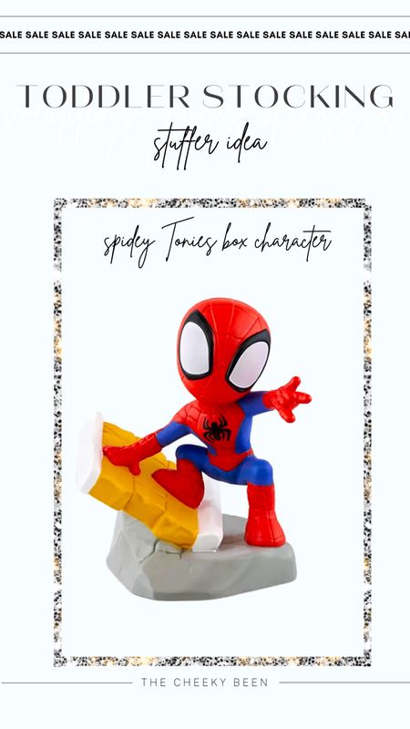 The perfect stocking stuffer for the spidey obsessed toddler! It’s a Tonies box character - Target is currently offering 25% off one toy, and Walmart has free shipping  

#LTKHolidaySale #LTKCyberWeek #LTKGiftGuide
