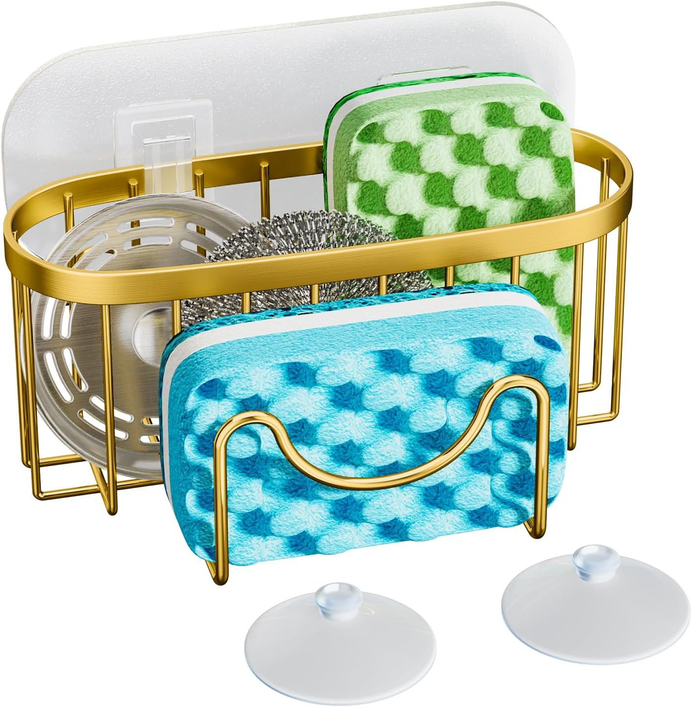 HapiRm Kitchen Sink Caddy Tidy - M-Shaped Sponge Holder for Kitchen Sink | Amazon (UK)