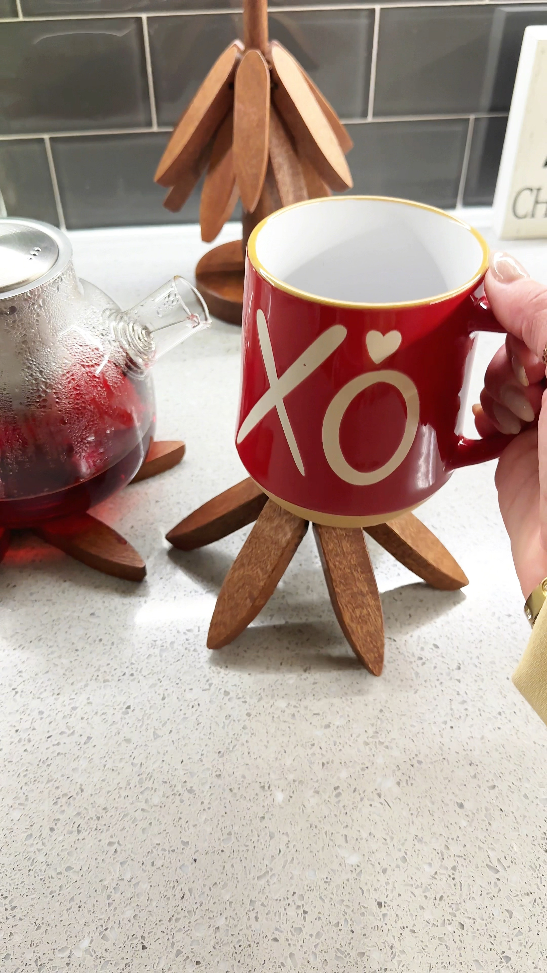 Glass Tea Pot, Wooden Tree Coaster & Hibiscus 🌺 tea

#LTKSaleAlert #LTKFindsUnder50 #LTKHome