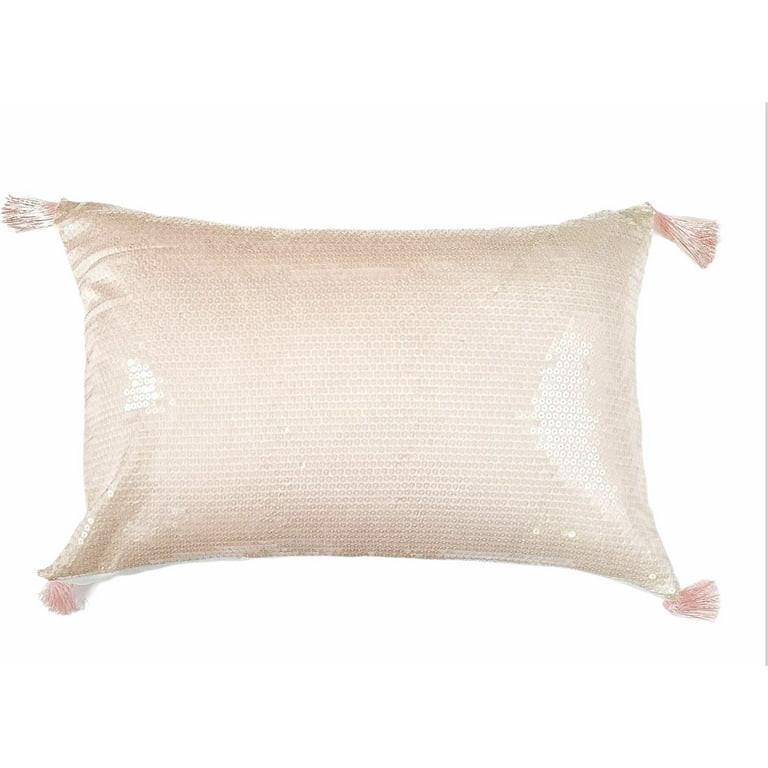 Kids Decorative Pink Sequin Throw Pillow with insert | Walmart (US)