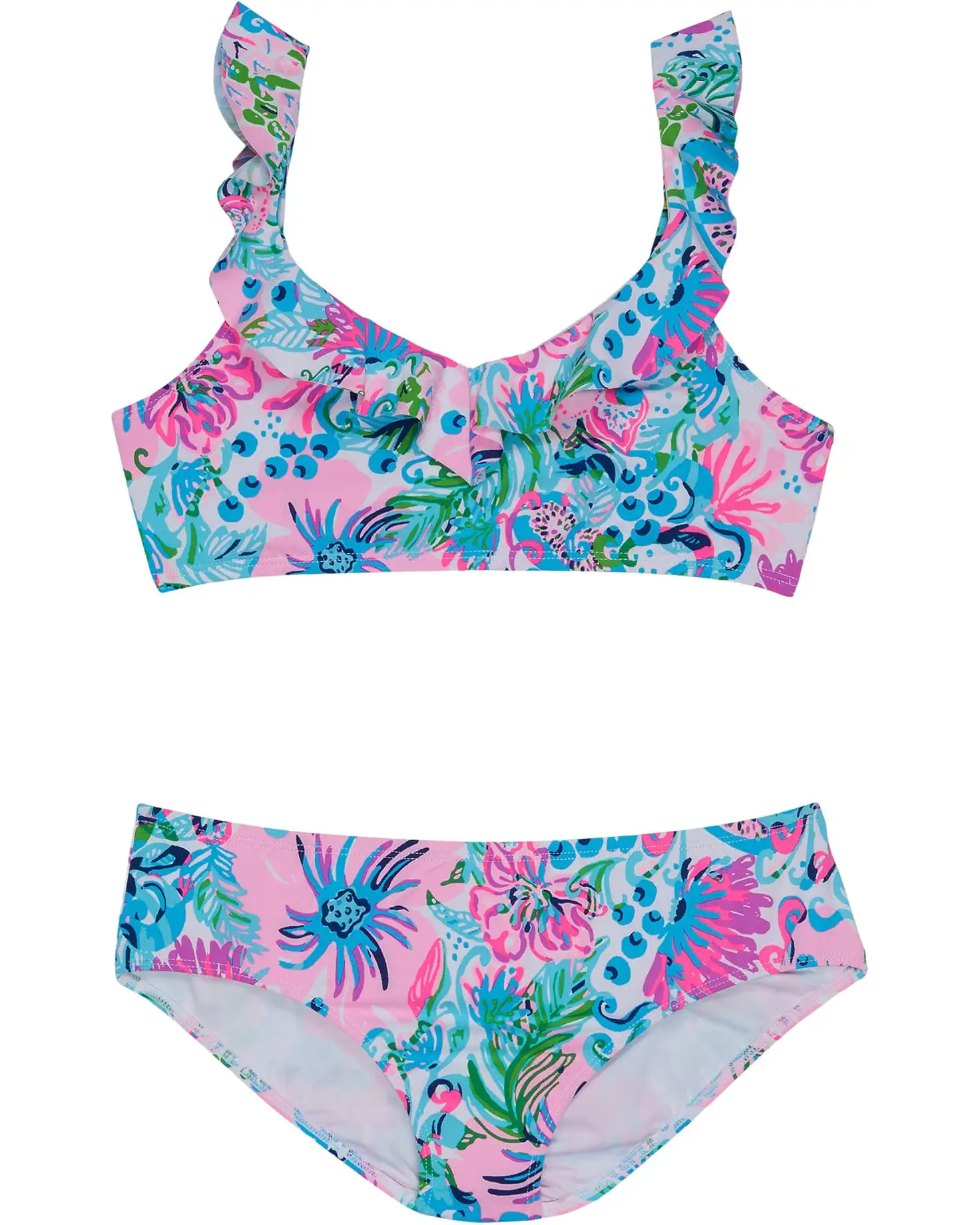 Lilly Pulitzer Kids Mini Kasme Bikini UPF 50+ (Toddler/Little Kids/Big Kids) | Zappos