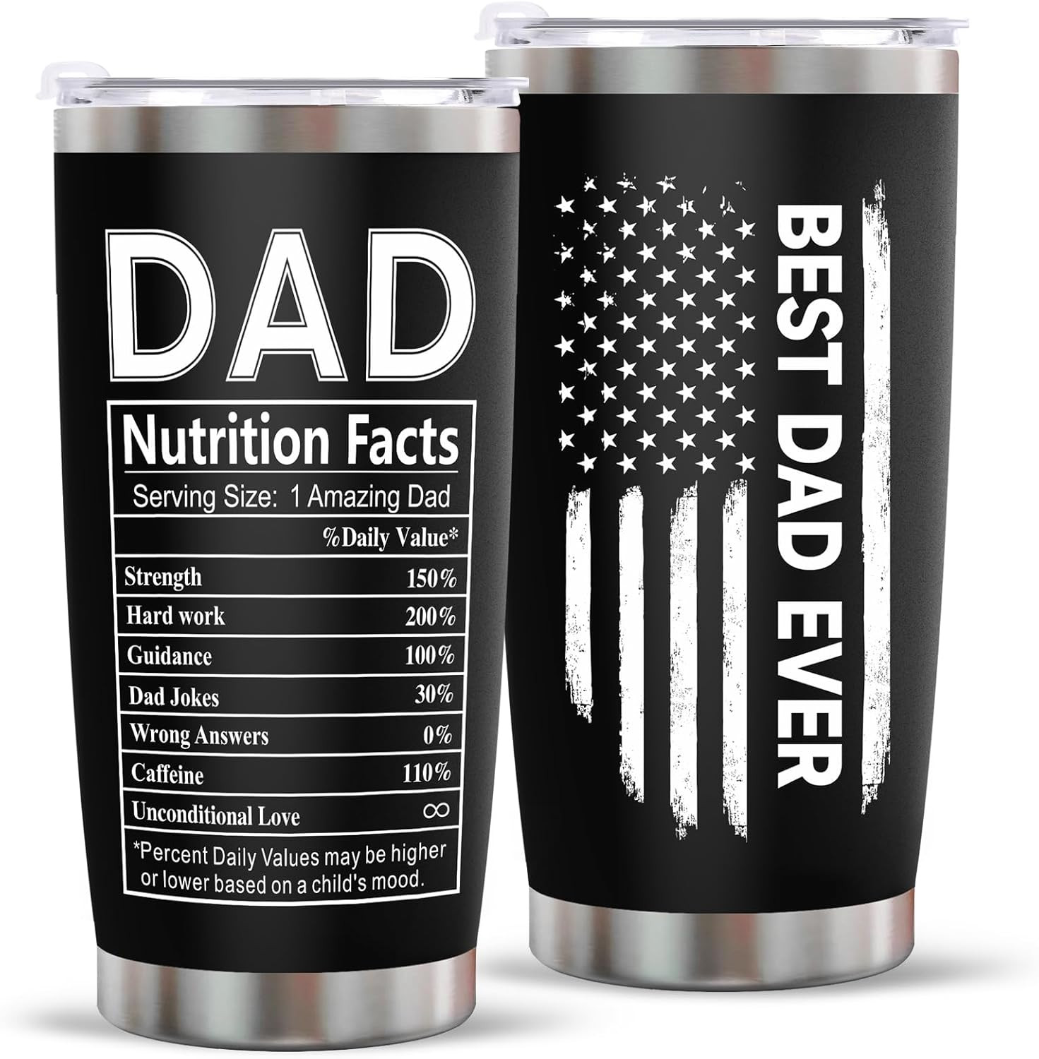 Erpotyl Fathers Day Dad Gifts for Men- 20Oz Stainless Steel Tumbler Indoor Outdoor Work Essential... | Amazon (US)