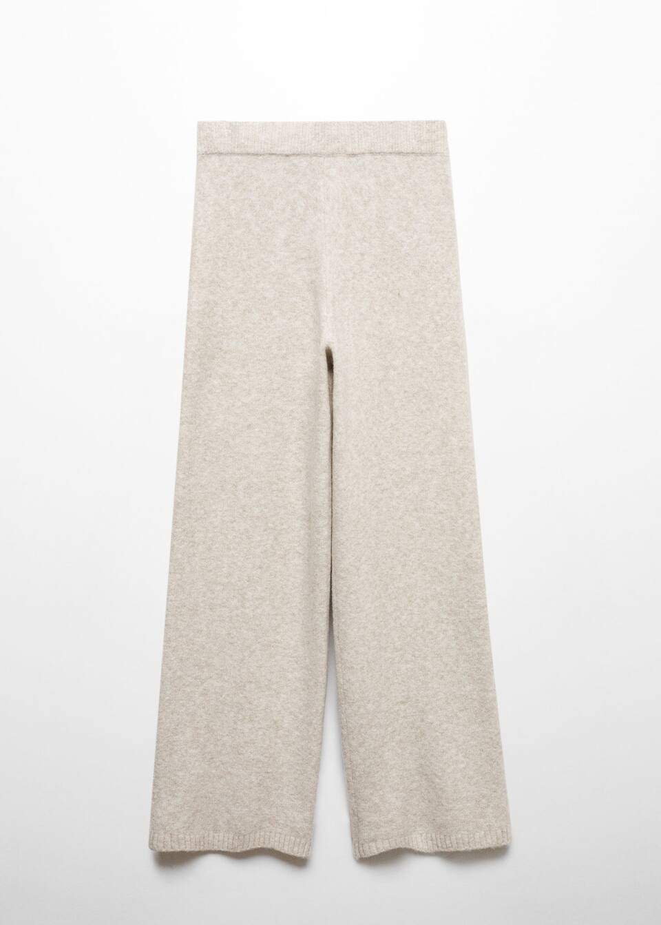 Pantaloni maglia diritti -  Donna | Mango Italia | Mango IT