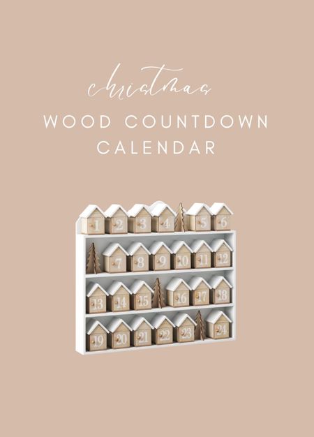 Love this cute wood Christmas countdown calendar from Target. Only $30. Threshold holiday. Thrshold Christmas decor. 

#LTKHoliday #LTKSeasonal #LTKhome