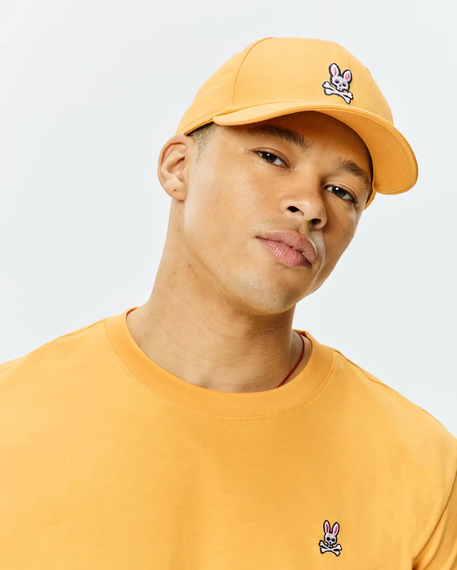 Men's Classic Baseball Cap in Mustard | Psycho Bunny | Psycho Bunny (US)