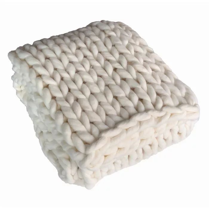 50"x60" Chunky Knit Throw Blanket - Threshold™ | Target