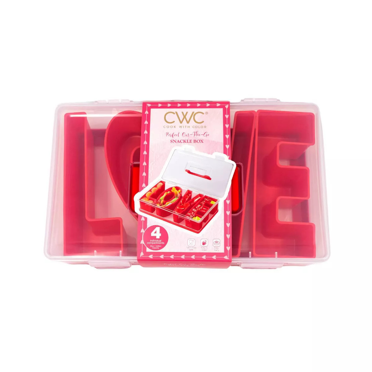 Cook With Color Valentine Snacklebox | Target