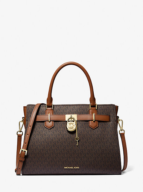 Hamilton Medium Logo Satchel | Michael Kors US
