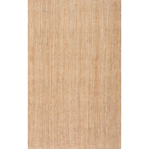 Waring Farmhouse Handmade Flatweave Jute Natural Area Rug | Wayfair North America