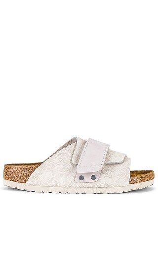 Kyoto Sandal in Antique White Suede | Revolve Clothing (Global)