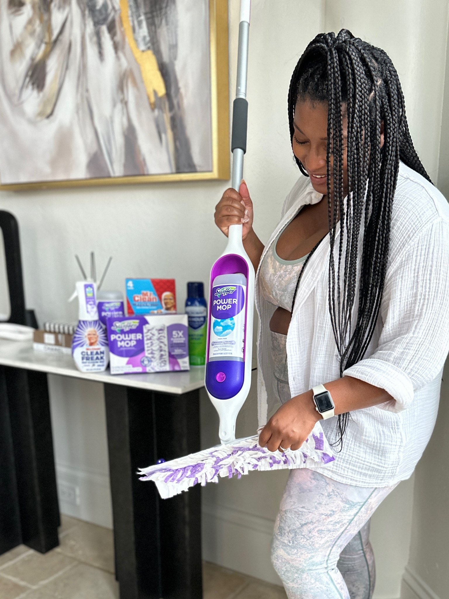 Get a Swiffer power mop starter kit for only $19.99 with target circle. 

PLUS, earn a $15 gift card when you spend $50 on household essentials! 

#LTKHome