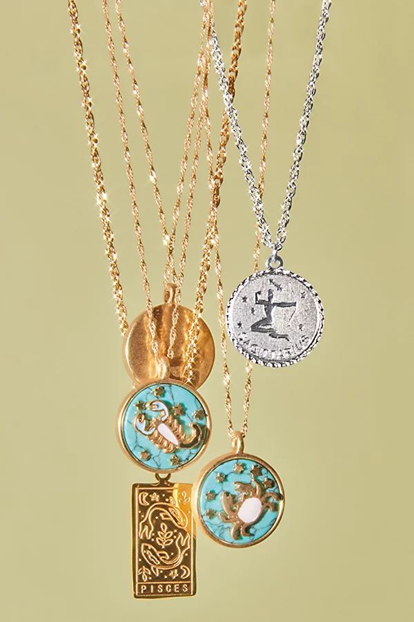 Sign Of The Times Necklace by Free People, Scorpio, One Size | Free People (Global - UK&FR Excluded)