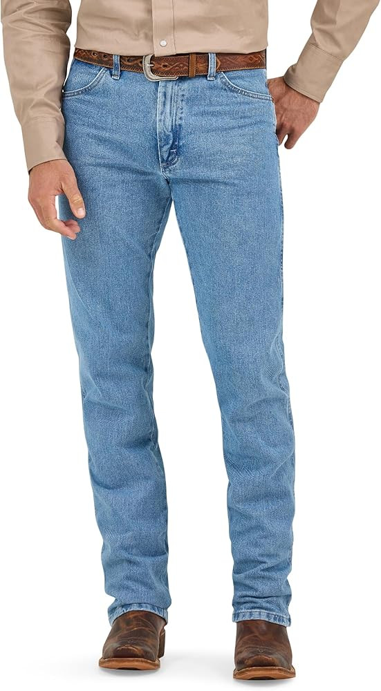 Wrangler Men's 13MWZ Cowboy Cut Original Fit Jeans | Amazon (US)