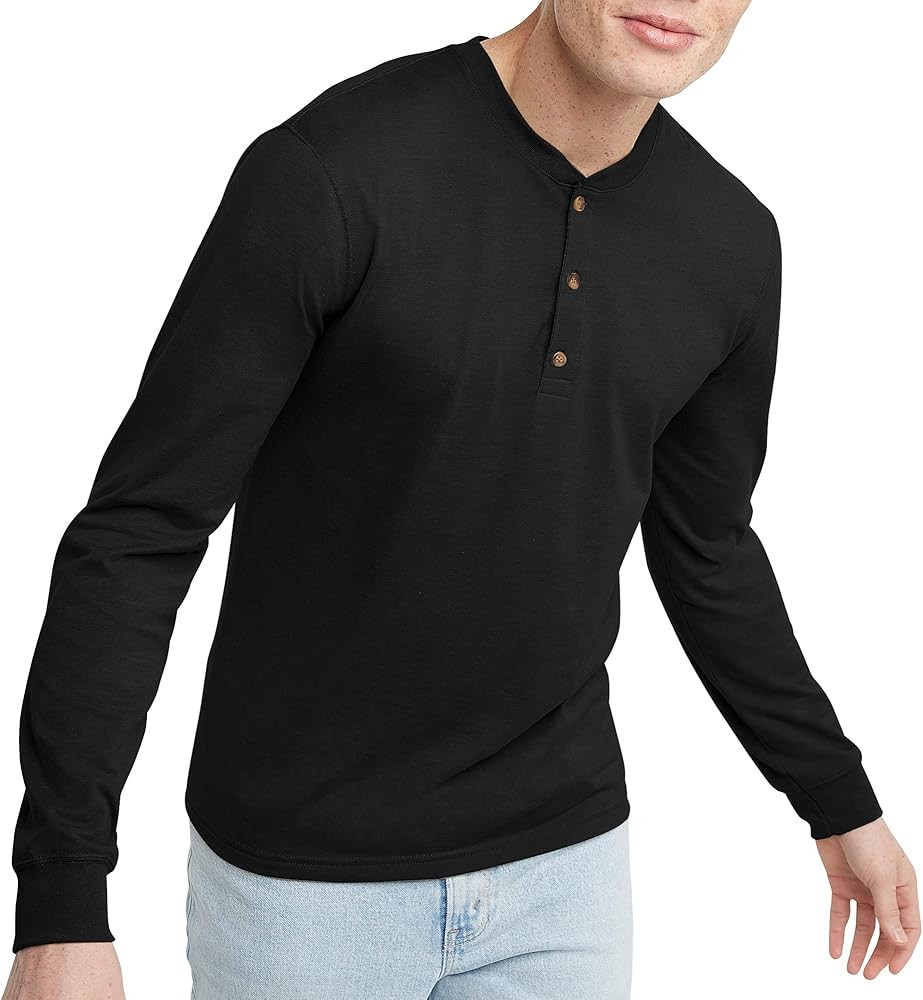 Originals Men's Henley T-Shirt, Long Sleeve Cotton Henley Tees for Men | Amazon (US)