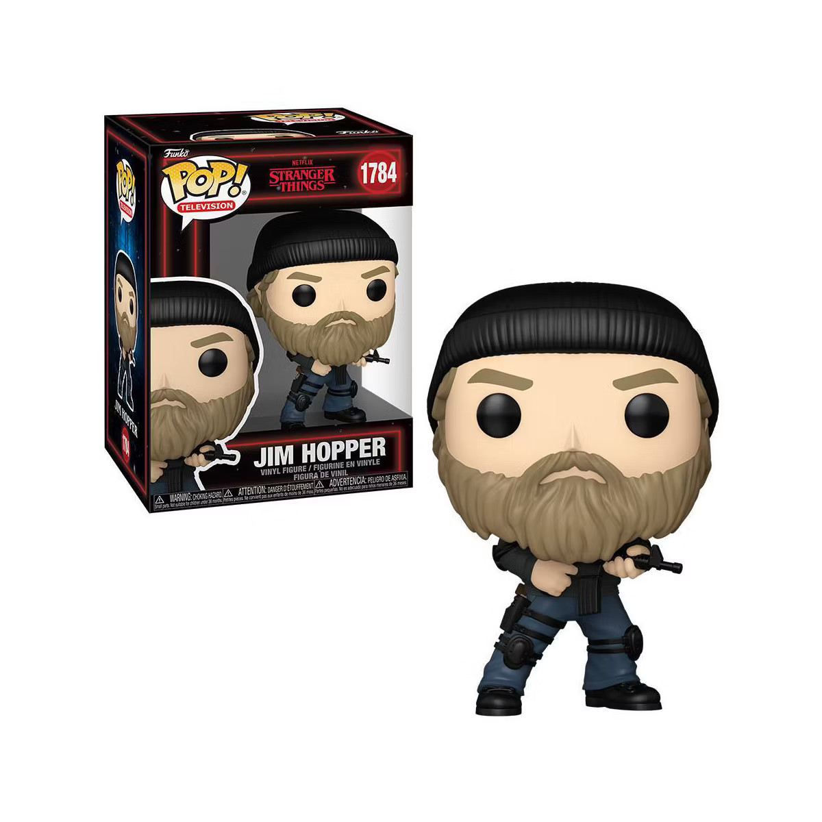 Funko Pop! Television: Netflix Stranger Things - Jim Hopper Vinyl Figure #1784 | Target