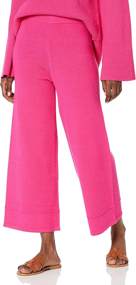 The Drop Women's Bernadette Pull-On Loose-Fit Cropped Sweater Pant | Amazon (US)