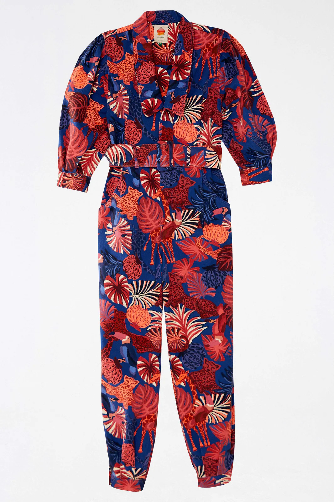 ANIMALS TAPESTRY CANVAS JUMPSUIT | FarmRio (US)