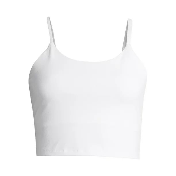 Avia Low Impact Sports Crop with Shelf Bra and Removable Pads - Walmart.com | Walmart (US)