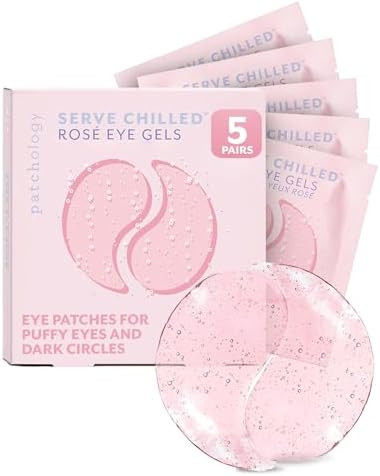 Patchology Serve Chilled Rosé Hydrating Under Eye Patches – Hyaluronic Acid & Antioxidant-Infu... | Amazon (US)