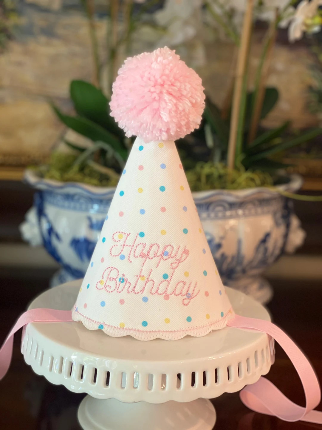 Pastel Dot Birthday Hat | Etsy (US)
