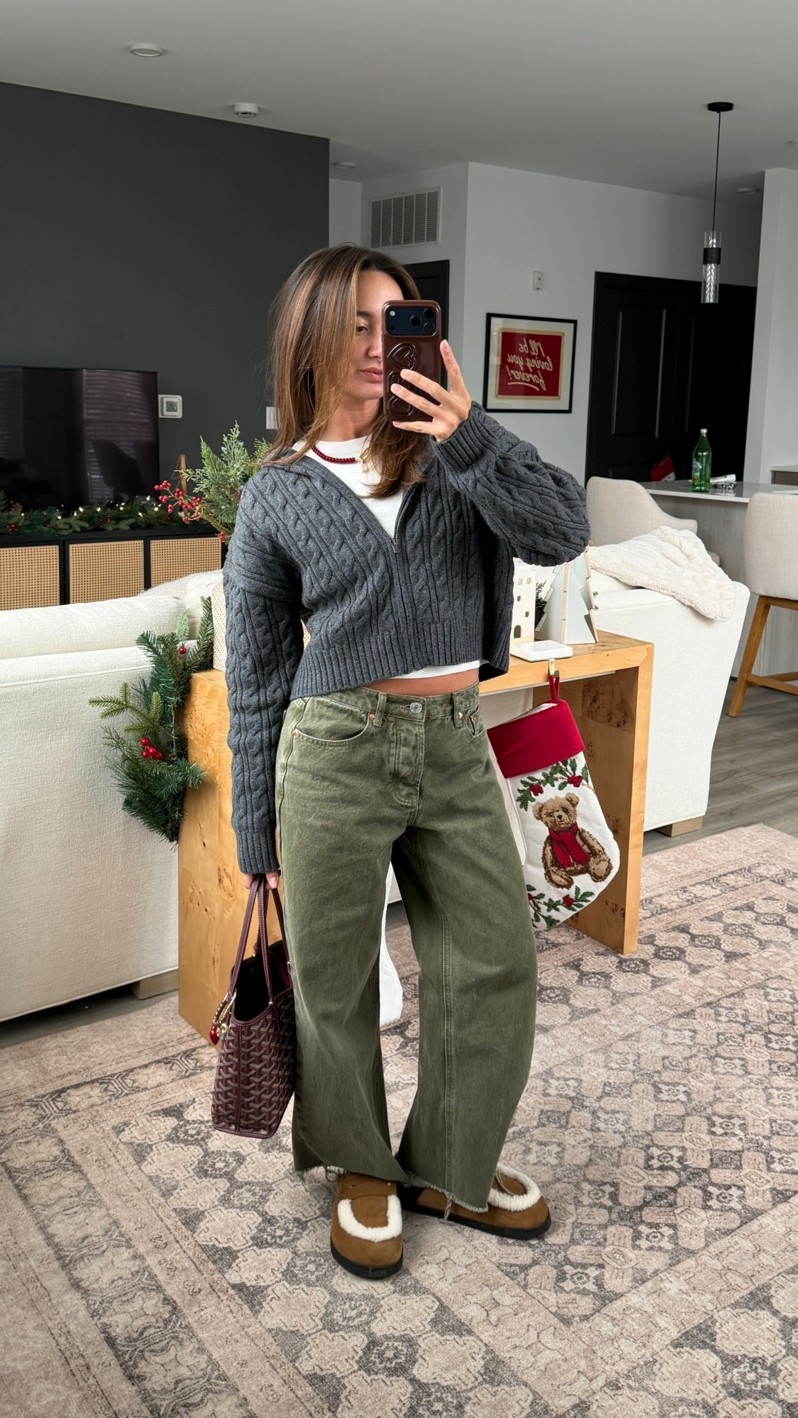 Small sweater! 24 jeans I cut them at home :)