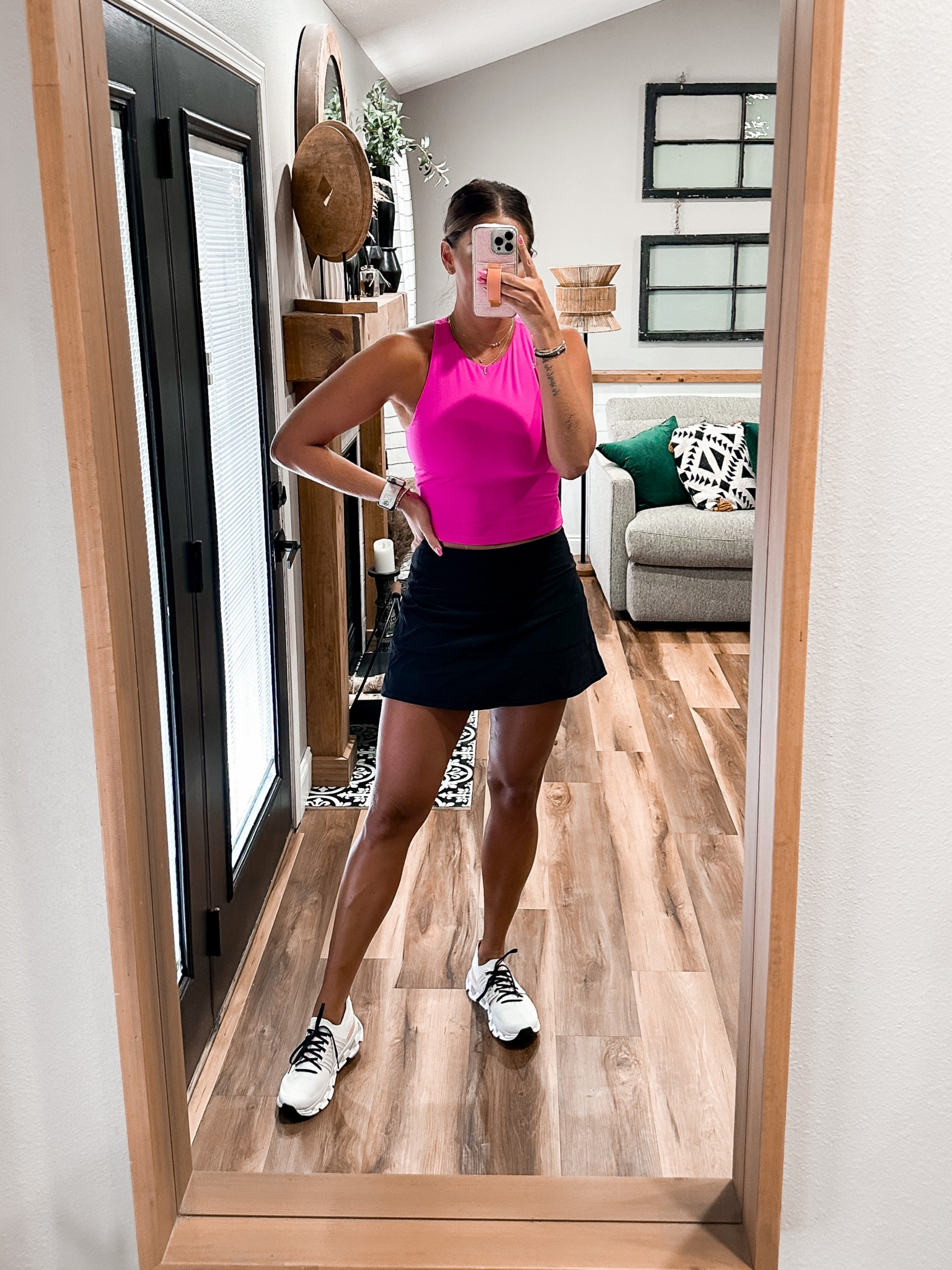 Built in bra tank-medium
Skirt-8
Sneakers-tts 8

#LTKstyletip #LTKFitness #LTKshoecrush