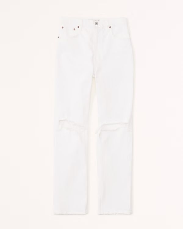 Women's Ultra High Rise 90s Straight Jeans | Women's New Arrivals | Abercrombie.com | Abercrombie & Fitch (US)